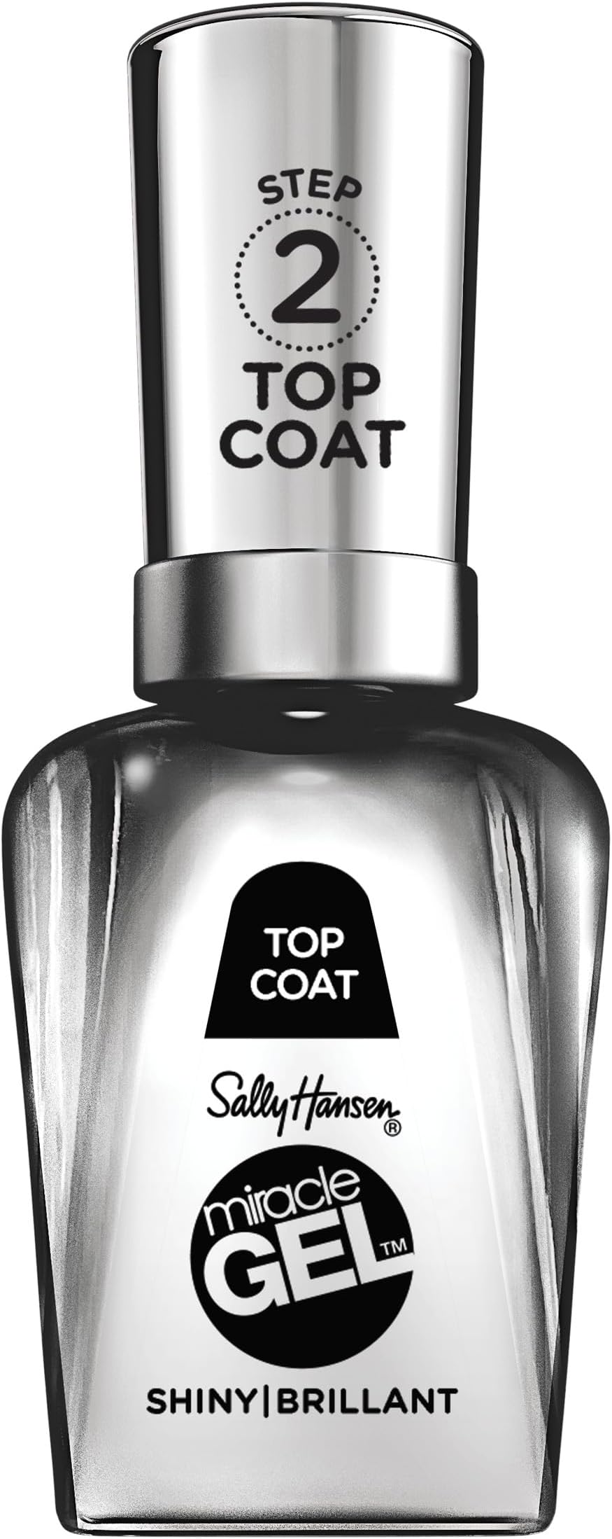 Sally Hansen Miracle Gel Shiny Top Coat 14.7ml No LED Required