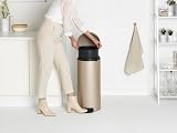 Brabantia NewIcon Pedal Bin 30 L Metallic Gold Soft Closure Removable Inner view 6