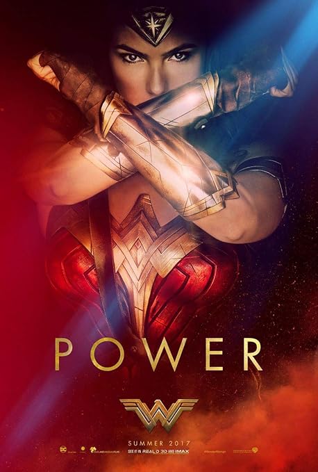Amazon Com Wonder Woman Movie Poster 2 Sided Original Advance Power 27x40 Gal Gadot Everything Else