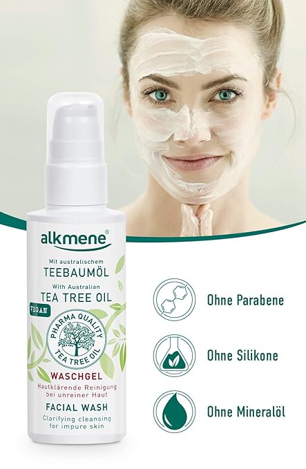 alkmene tea tree face wash
