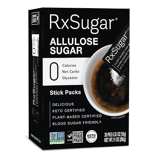 RXSUGAR NUTRITIOUS SUGAR STICK PACKS – 30 PACKS
