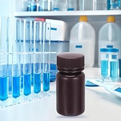 PATIKIL 12Pcs 60ml Reagent Bottles, PP Wide Mouth