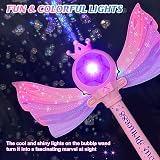 Britik Bubble Wands Kids Light Music Bubble Machine 3 8 Princess Design view 3