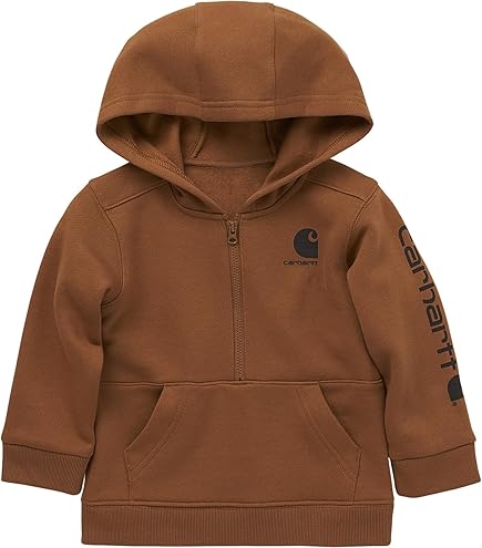 Amazon.com: Carhartt Boys Long-Sleeve Zip-Front Hooded Coverall
