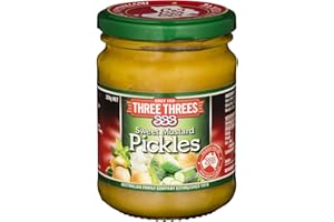 THREE THREES Three Three Sweet Mustard Pickles 250g