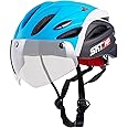SKT HP Toddler Bike Helmet, Adjustable Helmet for Kids and Youth with Detachable Magnetic Goggles, Bicycle Cycling Skate Scooter Skateboard Helmet for Boys and Girls