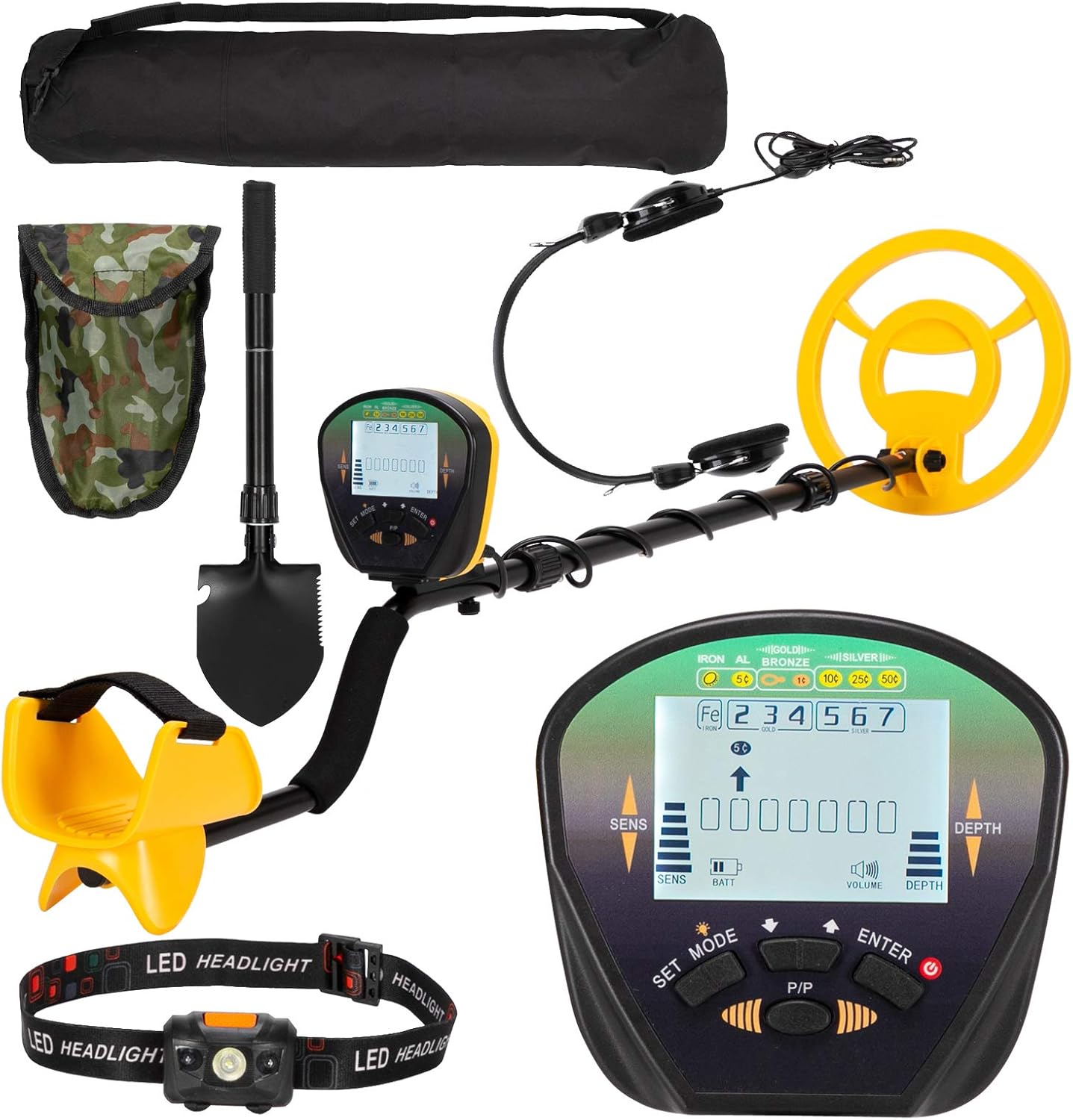 Amazon.com : OLYM STORE Metal Detector Discrimination Mode Waterproof