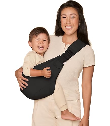 Écharpe De Portage Bébé CPJJ - Porte-Bébé Noir Jusqu'à 20kg - Confort Et Sécurité