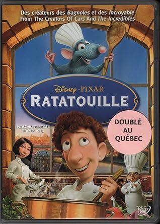 Disney Ratatouille English French 2007 Widescreen Double Au