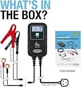 Ring SmartCharge 4A Car Charger Maintainer with Crocodile Clips view 2