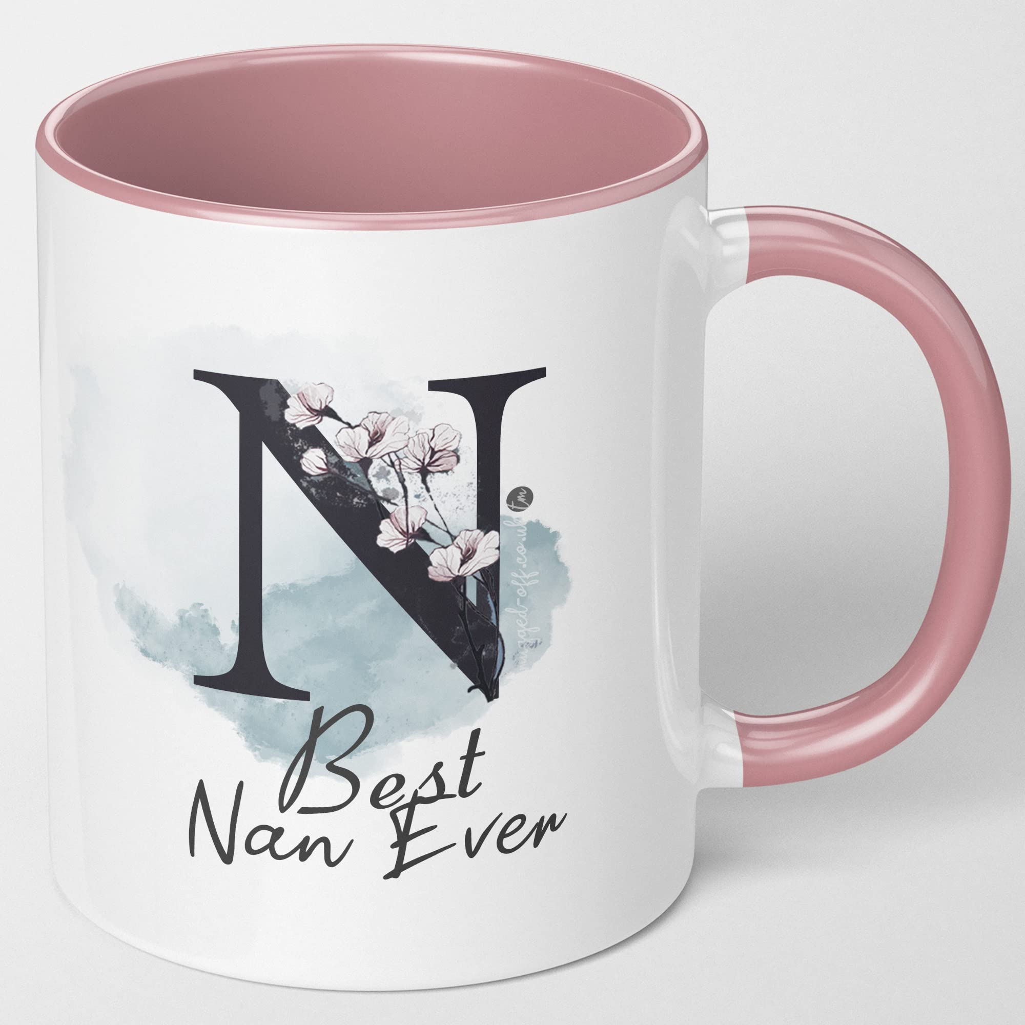 Mugged Off Nan Gifts 11oz Mug Pink Mug for Best Nan Ever