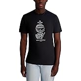 Karl Lagerfeld Mens Short Sleeve Crewneck Knight Design T-Shirt