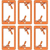 LEENUE Low Voltage Mounting Bracket 1 Gang for Ethernet Wall Plate, Low Voltage Box for Telephone Cord, Network Cable, Hdmi C