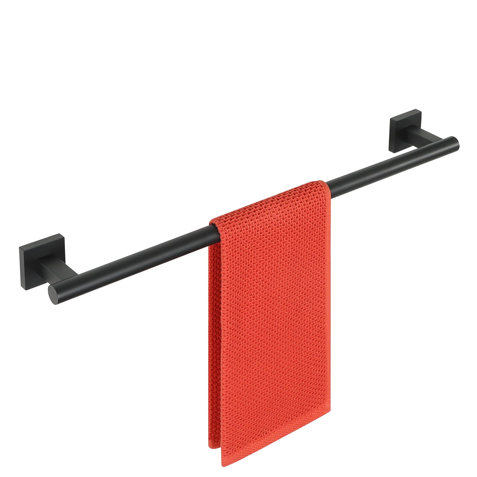 Photo 1 of Alise Bathroom Towel Bar, 24 Inch Towel Racks for Bathroom, SUS304 Stainless Steel Towel Holder Heavy Duty Wall Mounted Towel Rack Matte Black Towel Bar