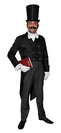 DICKENS WEIHNACHTSGESCHICHTEN KOSTÜM =DAS PERFEKTE KOSTÜM FÜR VORWEIHNACHTS AUFFÜHRUNGEN = ODER FÜR FASCHING UND KARNEVAL =EI