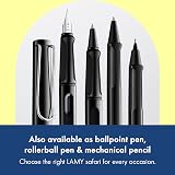 LAMY Safari Black Fountain Pen with Ergonomic Grip M Nib includes T 10 cartridge view 6