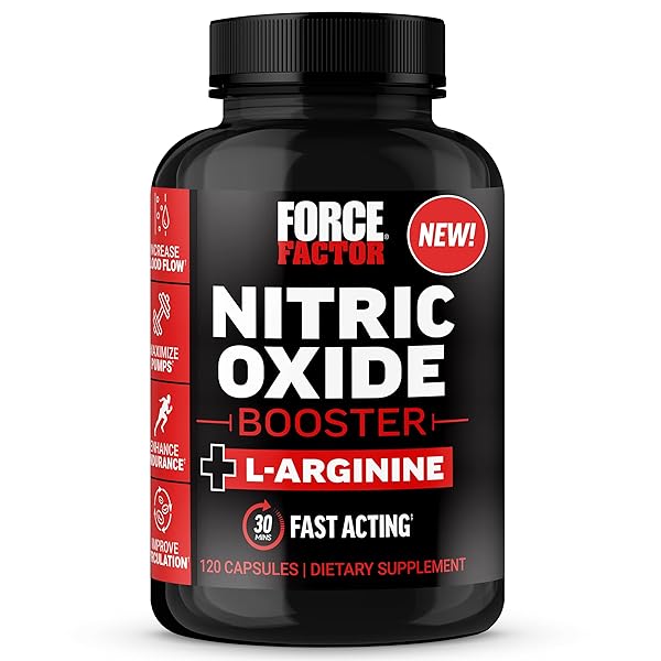 FORCE FACTOR NITRIC OXIDE BOOSTER, FAST-ACTING FORMULA WITH...