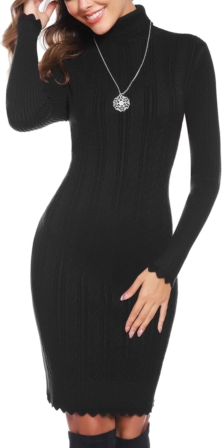bodycon midi sweater dress