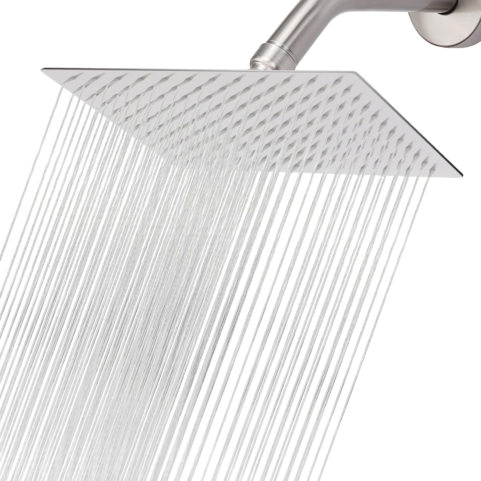 NearMoon Rain Shower Head, High Flow Stainless Steel Rainfall Shower ...