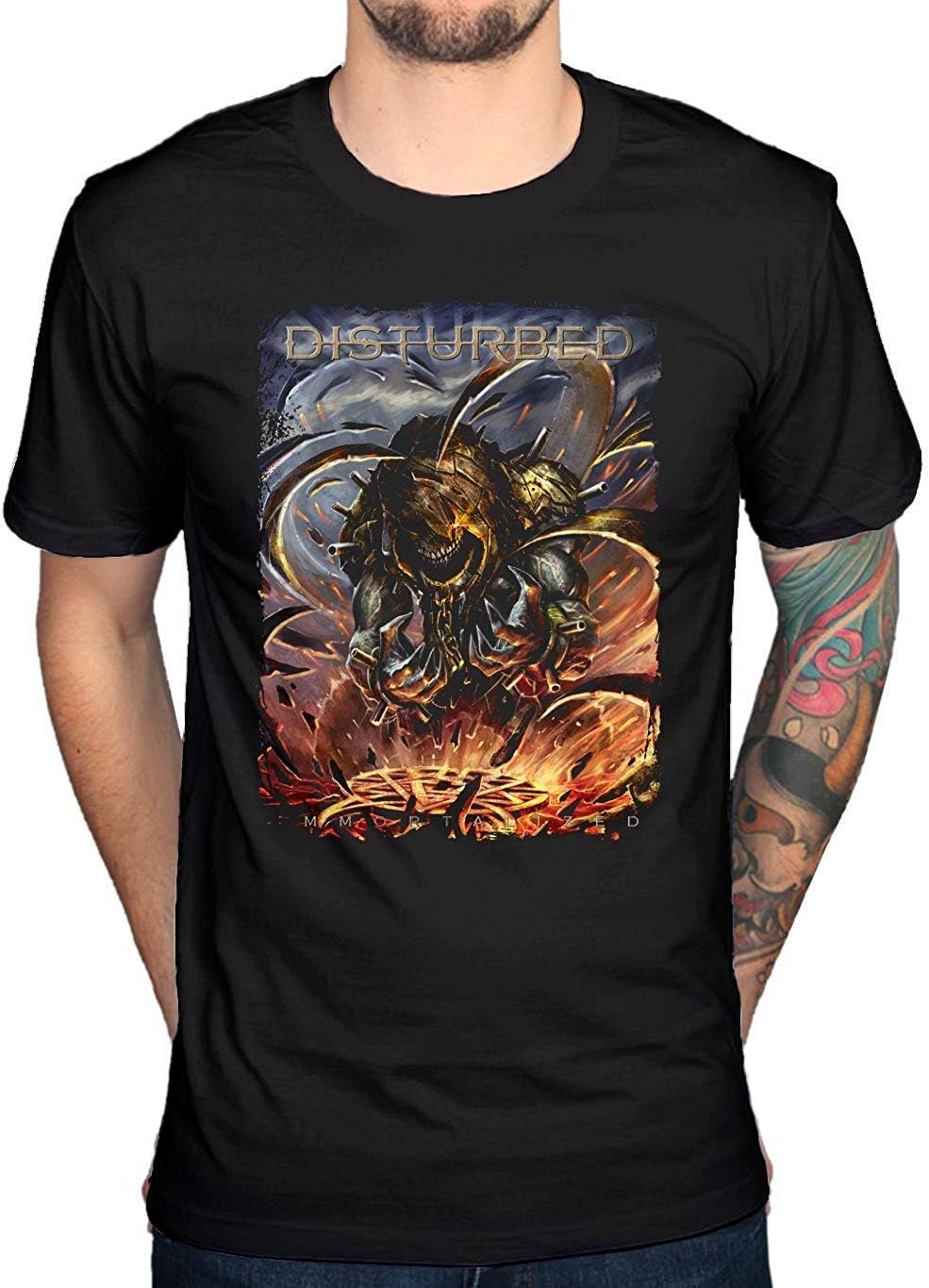 Sunyuer Men's Disturbed The One Burning Belief Fashion Graphic Novelty Printed T-Shirt