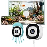 2K AI Reptile &amp; Aquarium Camera with Wide-Angle Lens | 2.4G&amp;5GHz WiFi, 24/7 Recording, Anti-Glare &amp; No Reflection for Fish Tank Terrarium Lizard Snake Pet
