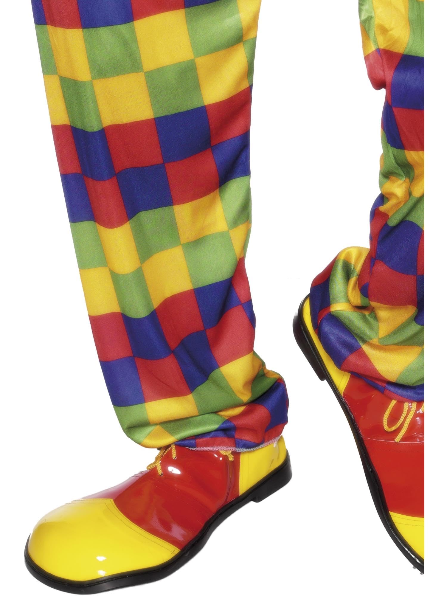 Smiffys Deluxe Clown Shoes, Yellow , Circus Fancy Dress, Clown Dress Up Accessories Halloween
