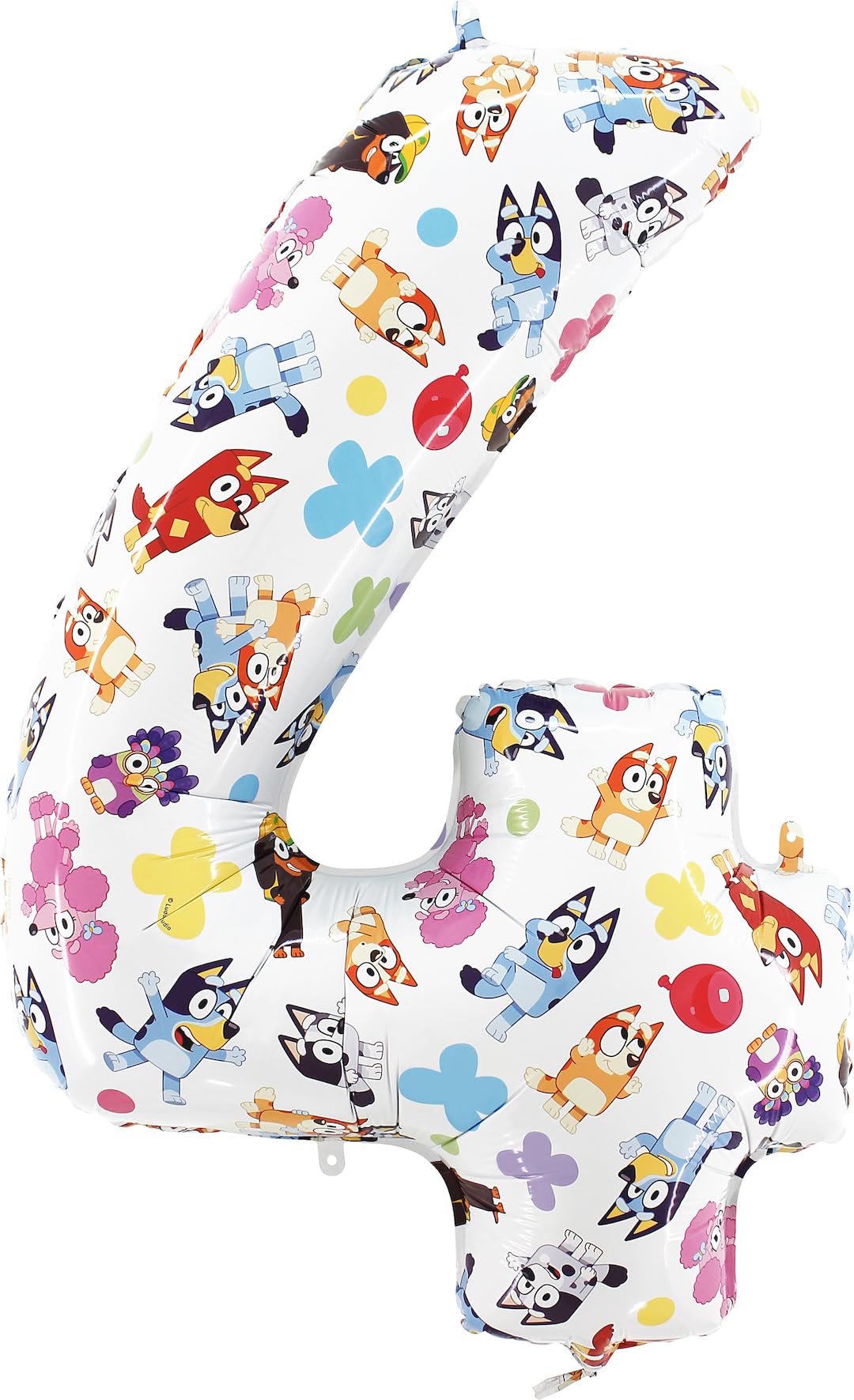 Toyland® 26 Inch Bluey & Bingo Number Foil Balloon - Kids Party Balloons - Number 1-5 Available