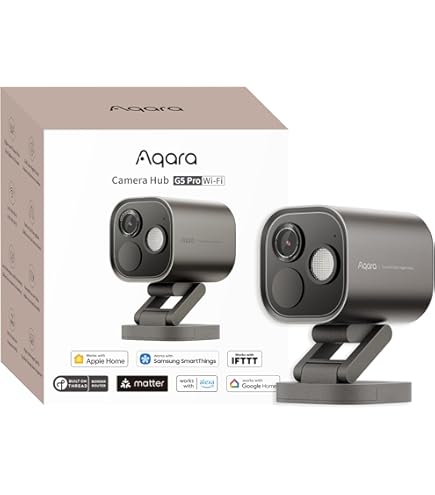 AQARA Camera Hub G5 Pro Wi−Fi Aqara HomeKit Hub de caméra 4 MP G5 Pro PoE, caméra de sécurité à