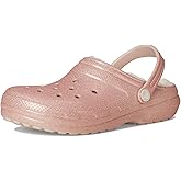 Crocs Kids Unisex Classic Lined Glitter Clogs (Little Kid/Big Kid) Quartz 3 Medium