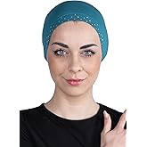 Chemo Headwear for Women Bamboo Cotton Hats for Women Head Scarf for Women's Hair Sleep caps Jewelled Style caps