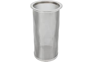 Cold Brew Coffee Filter for Wide Mouth Mason Jar, Stainless Steel Reusable Fine Mesh Coffee Brew Infuser with White Rubber Se