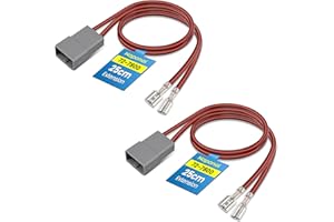 72-7800 Speaker Harness,Thicker and Longer Speaker Wire Cable,Professional Car Door Speaker Wiring Harness Adapter Connector 