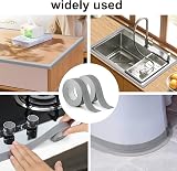 Mooshy Bath Sealant Strip 6.4m Gray Self Adhesive Waterproof Caulk Tape Kitchen view 7