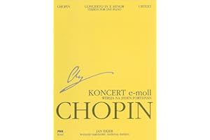 Chopin Concerto No. 1 in E Minor Op. 11 Piano Sheet Music | One Piano Version National Edition | Advanced Classical Piano Boo