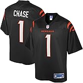 Men's Ja'Marr Chase Black Cincinnati Bengals Replica Jersey