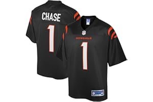 NFL PRO LINE Men's Ja'Marr Chase Black Cincinnati Bengals Replica Jersey