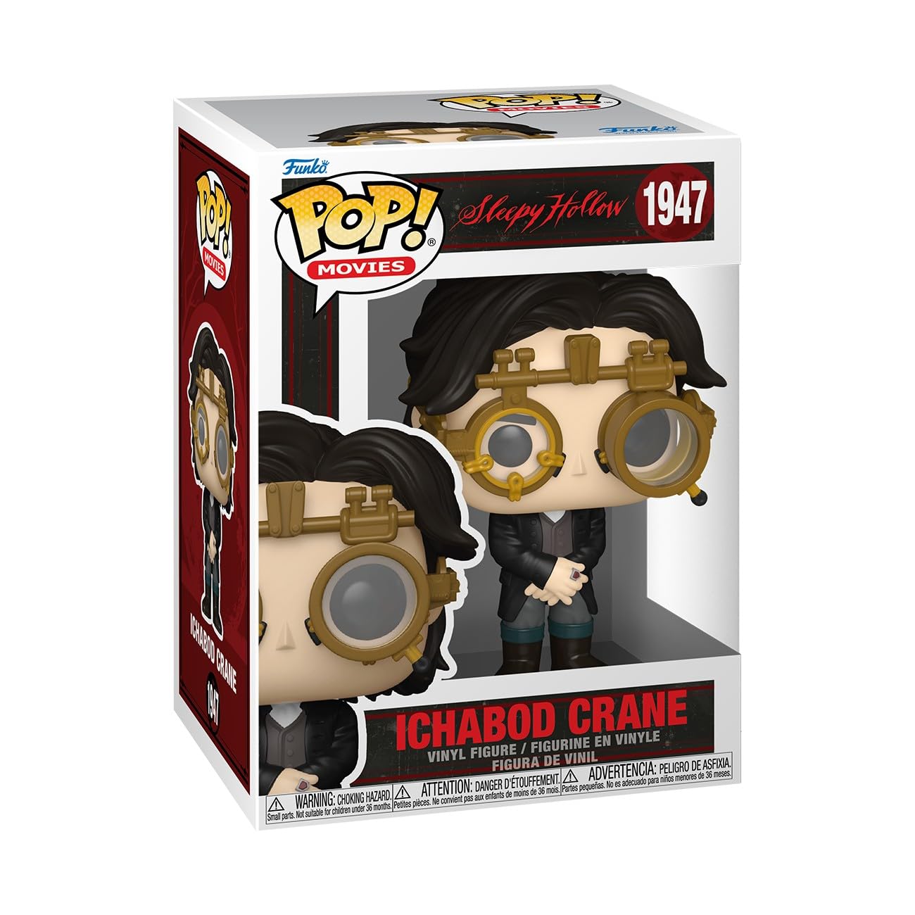 Funko Pop! Movies: Sleepy Hollow – Ichabod Crane - Sleepy Hollow (1999) - Collectable Vinyl Figure - Gift Idea - Official Merchandise - Toys for Kids & Adults - Horror Fans