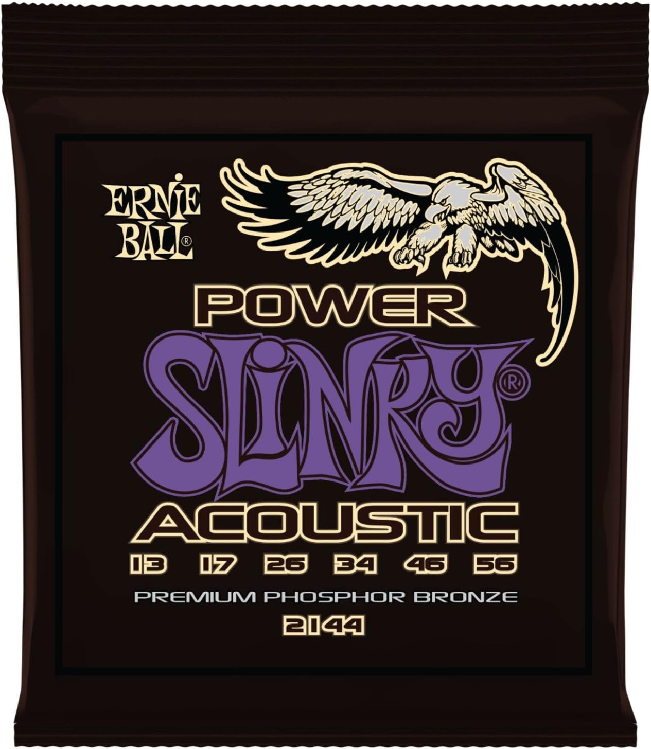Ernie Ball Power Slinky (0.13 0.56) Acoustic Guitar Strings Amazon