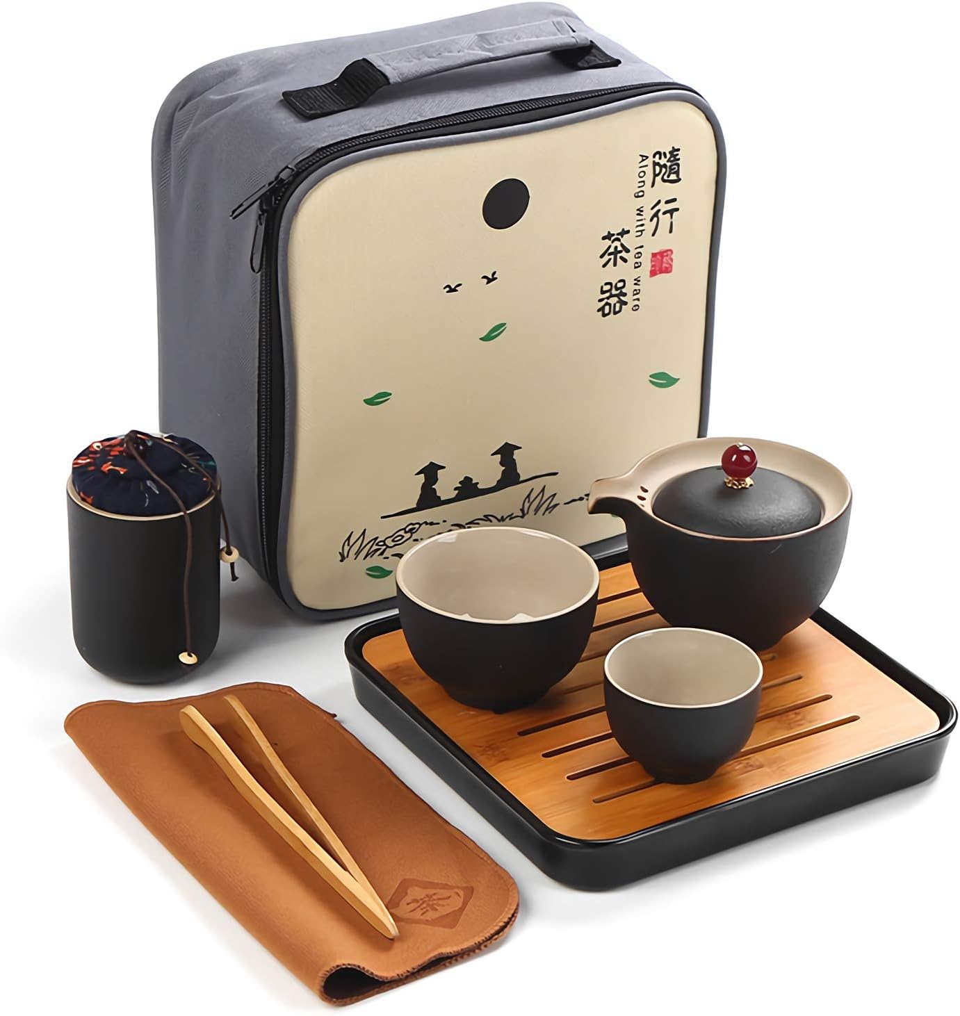 Service à thé en Porcelaine Asiatique Ancien Chinois Oriental Vintage