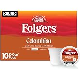 Folgers Colombian Coffee, Medium Roast, Keurig K-Cup Pods, 10 Count Box