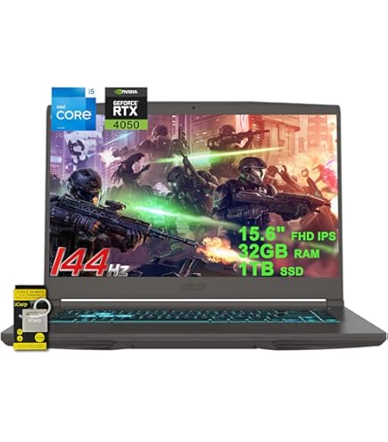 Amazon.com: msi Thin 15 Gaming Laptop 15.6