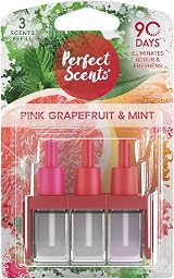 Perfect Scents 3 Scents Air Freshener Refills 12 Pack Pink Grapefruit Mint 20ml view 3
