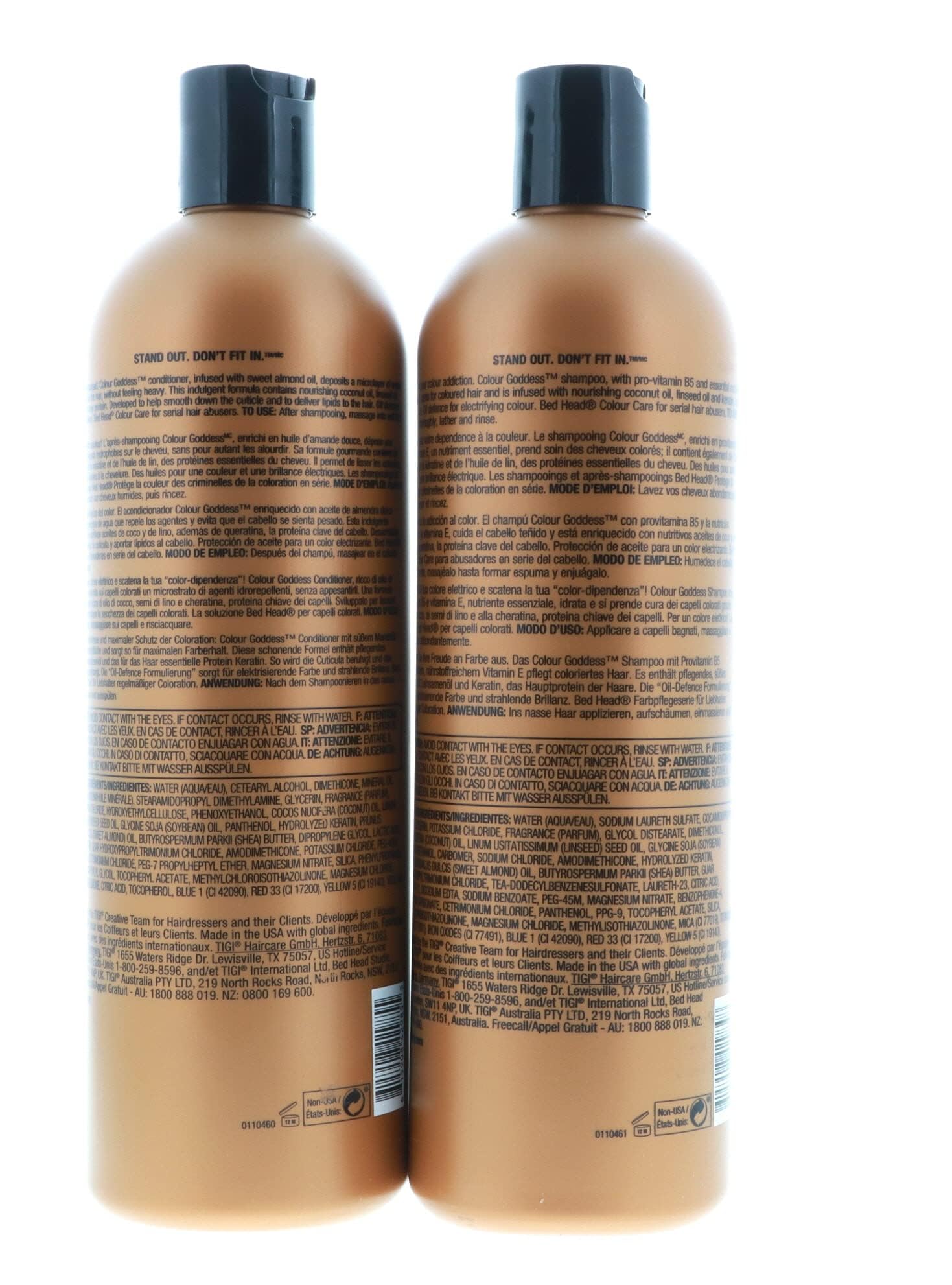 Bed Head Shampoo and Conditioner, Color Goddess, 25.36 Fl Oz (Pack of 2)
