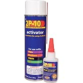 FastCap 2P-10 SoloKit - Instant Adhesive &amp; Activator Set Professional Woodworking Glue Kit (12 oz Activator + 2 oz Thick Adhesive)