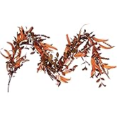 Vickerman 5' Artificial Autumn Berry and Foliage Garland