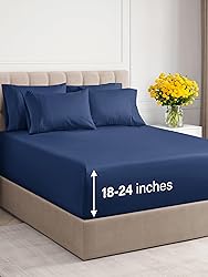 Extra Deep Queen Sheet Set - 6 Piece Breathable