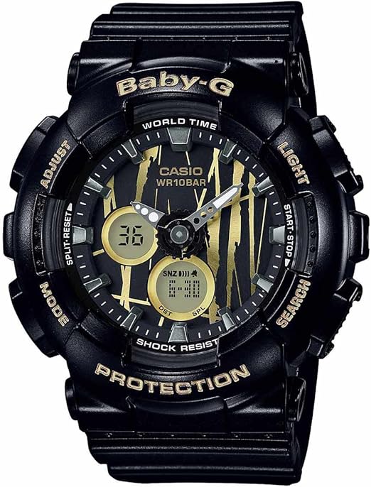 casio baby g black gold