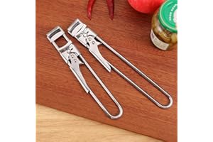 Bottle Opener Adjustable Multifunctional Stainless Steel Can Opener Jar Lid Gripper Manual Kitchen Accessories