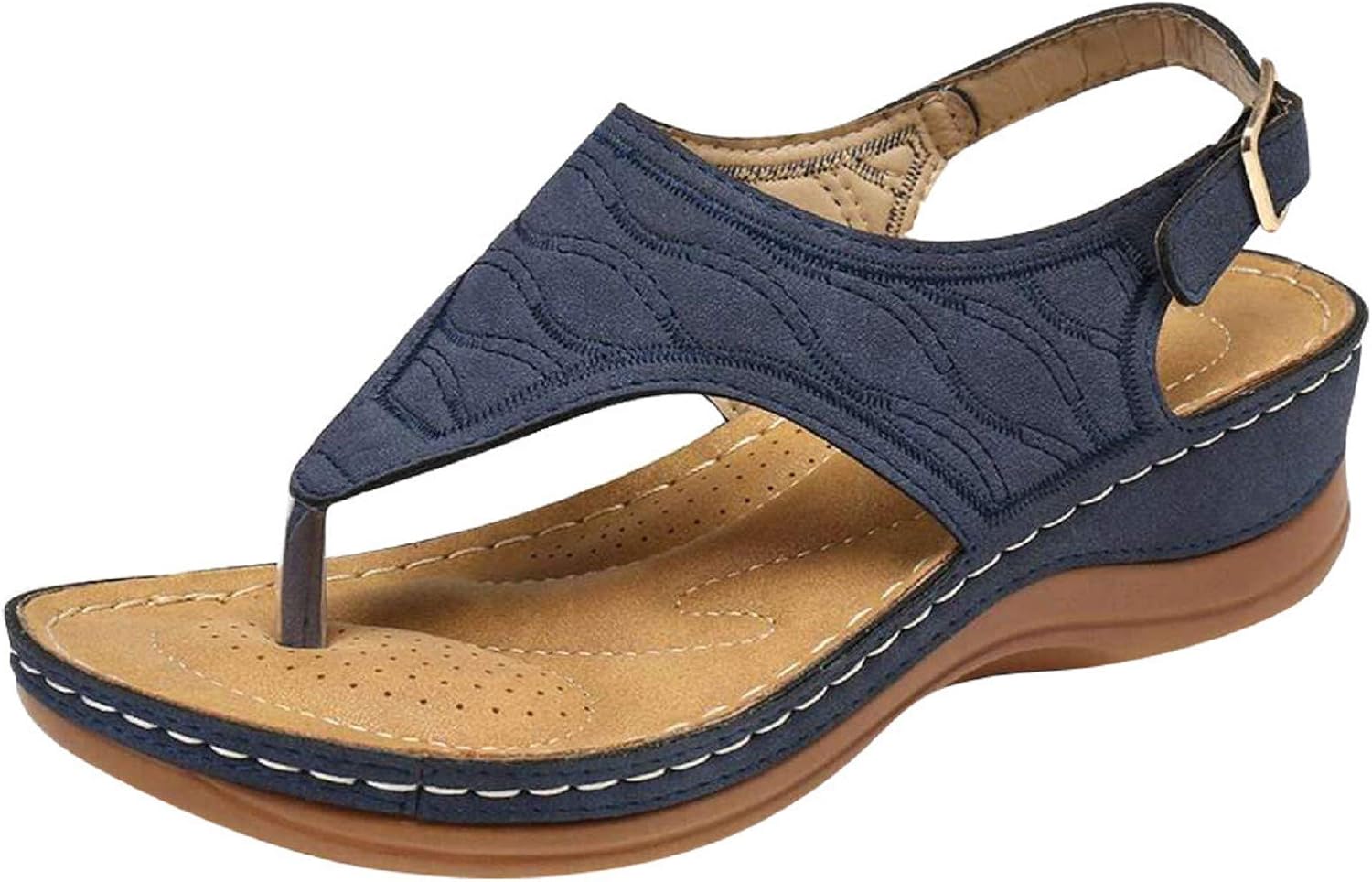 Amazon.com: Orthopedic Sandals for Women Comfort Slip On Sandals with Arch Support Summer 