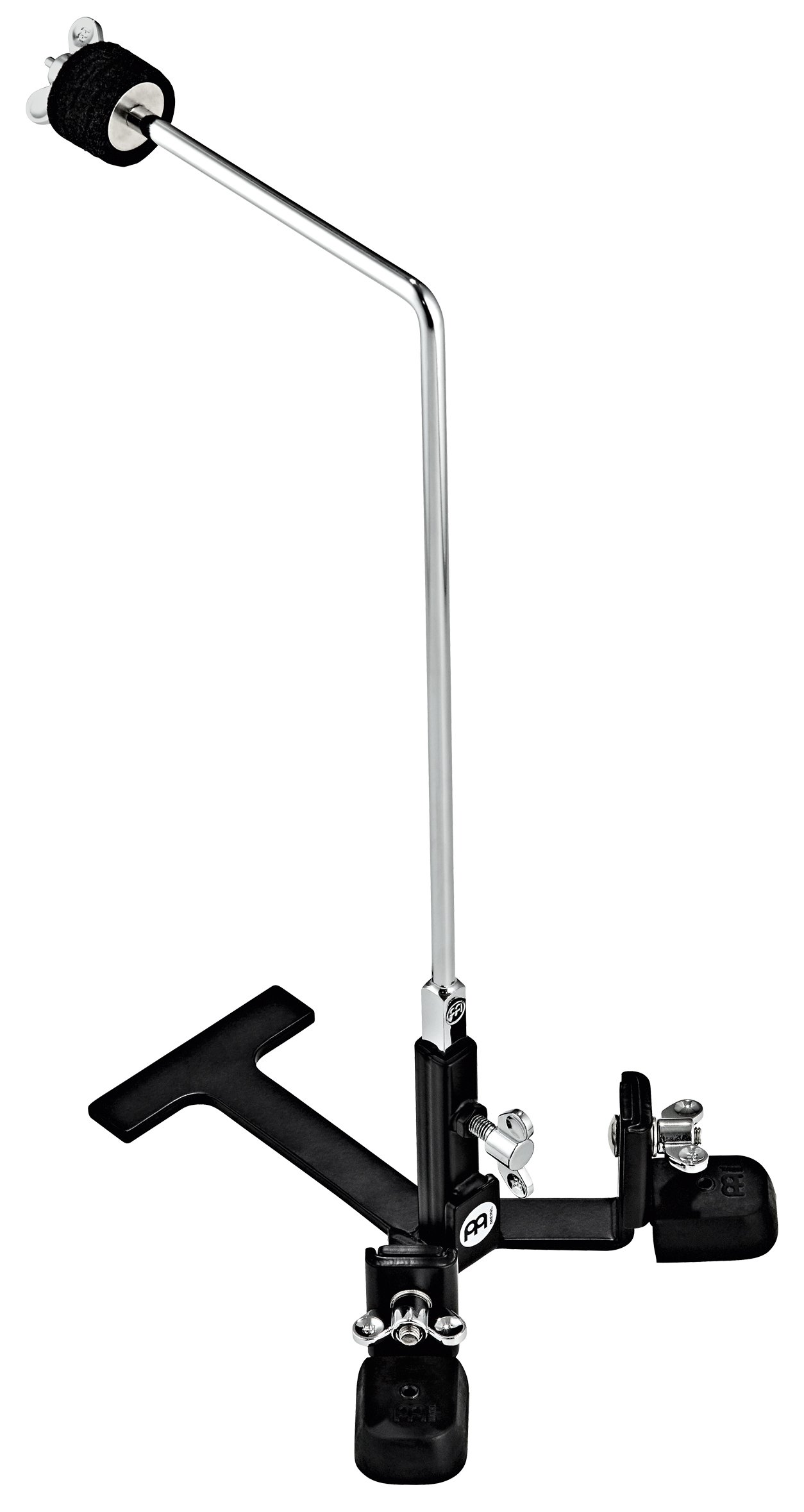 Meinl Percussion Pedal Mount Holder - Pedal Mount for Cymbal Instruments 16 to 22 Inches - Steel, Black (PM-2)